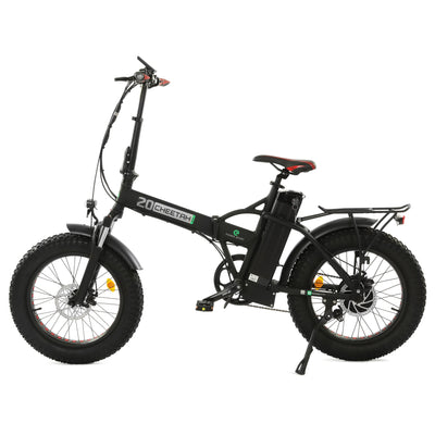 Ecotric 48V 15Ah Fat Tire Portable and Folding Electric Bike with color LCD display - Top Speed 25 MPH