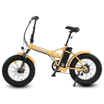 Ecotric 48V 13Ah portable and folding fat ebike with LCD display - Top Speed 25MPH