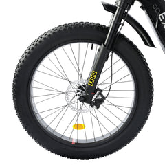 Ecotric Explorer 26 inches 48V Fat Tire Electric Bike with Rear Rack - Top Speed 25 MPH